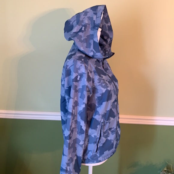 Abercrombie Blue Camouflage Windbreaker-Size 16 - Picture 4 of 9